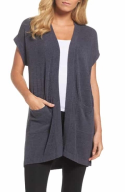 COZYCHIC ULTRA LITE SLEEVELESS LONG CARDI